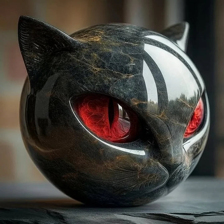 EmeraldFeline Sculpture