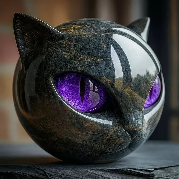 EmeraldFeline Sculpture