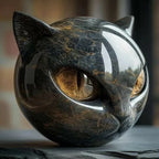 EmeraldFeline Sculpture